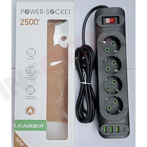 Rallonge électrique 4 ports